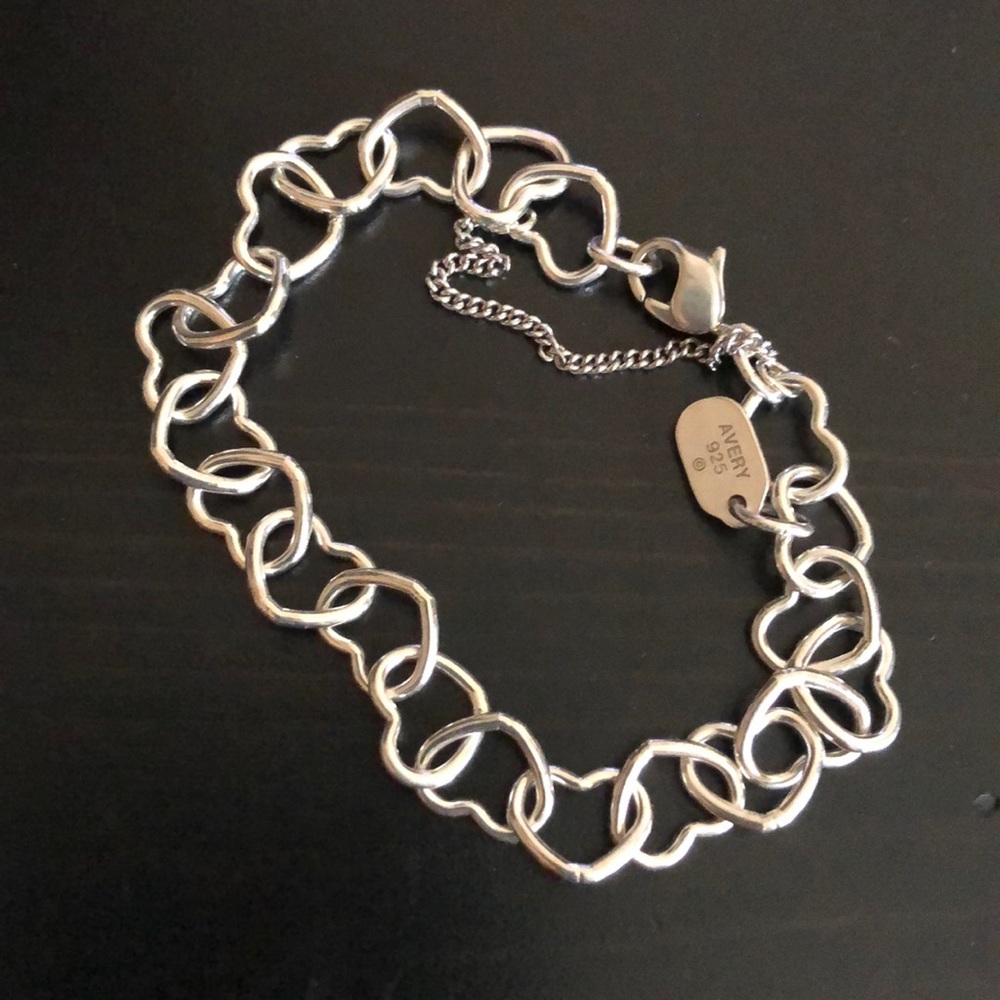 James Avery Connected Hearts Charm Bracelet